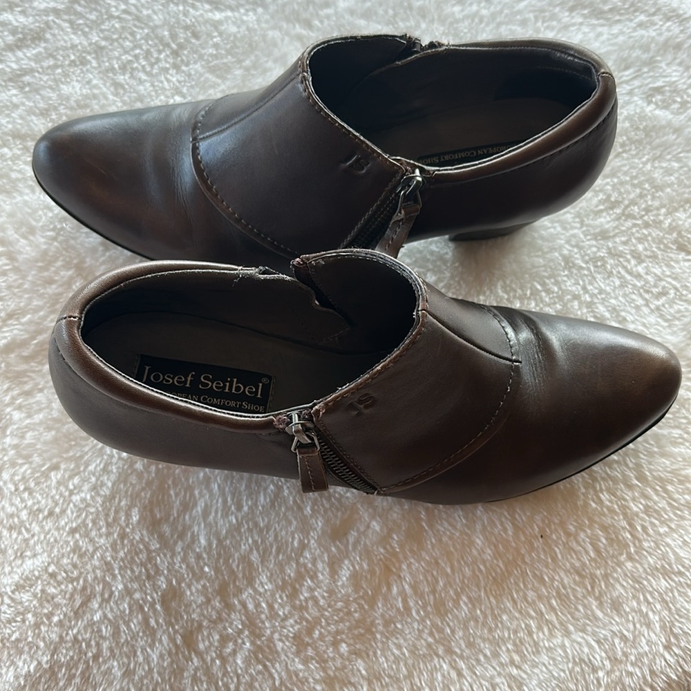 Josef Seibel Brown Leather Shoes